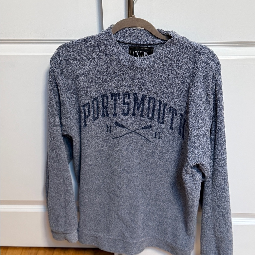 Mystic Heather Gray Crewneck Sweater